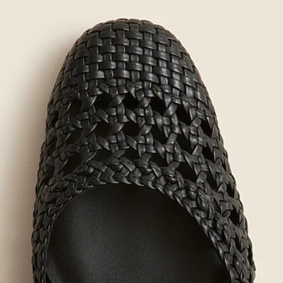 J Crew Mollie buckle-strap heels in woven leather - Picture 2 of 6